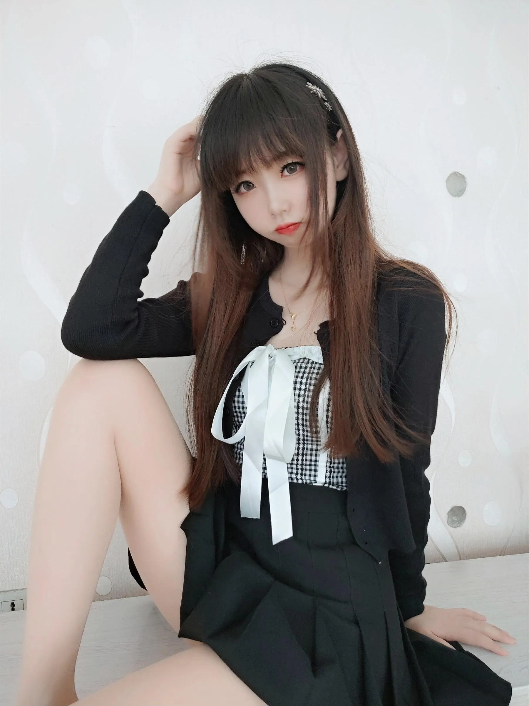雪琪SAMA – Vol.06 肉丝连衣裙 [35P]插图4